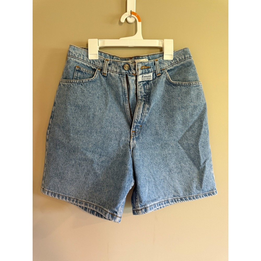 Vintage Forrestel High Waisted Denim Shorts Light Wash 90s Mom Jean Shorts 10